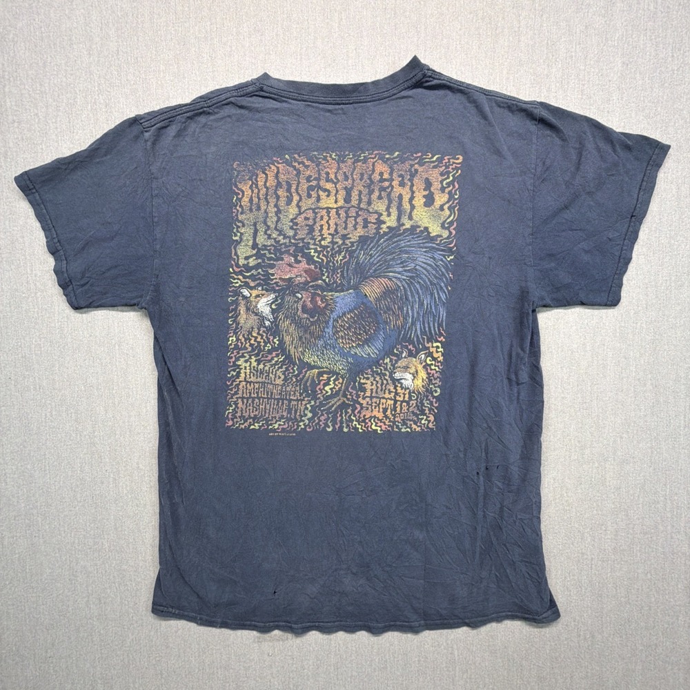 Widespread Panic Ascend Amphitheater Nashville Black Shirt Faded Men's Large